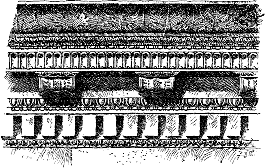 Entablature of the Temple of Concord