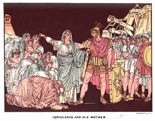 Coriolanus before his mother